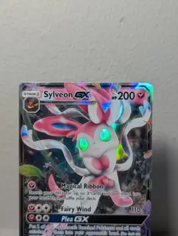Sylveon GX - 92/145 - Pokemon Guardians Rising Sun & Moon Ultra Rare Card NM - Image 2