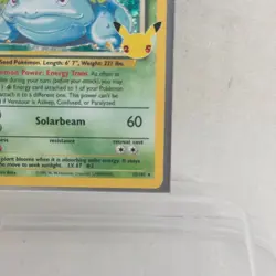 2021 Pokemon SWSH Celebrations Venusaur Classic Collection #15/102 - Image 5
