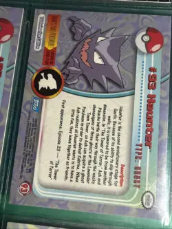 Topps Pokemon Haunter #93 2000 TV Animation Edition Blue Logo Non Holo - Image 3