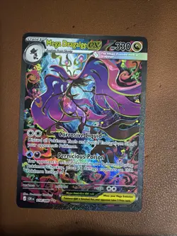 Mega Dragalge EX Ultra Rare Full Art Holo 118/086 CRIM Pokemon TCG 330 HP - Image 1