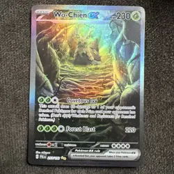 Pokemon TCG Wo-Chien EX Scarlet & Violet Paldea Evolved Holo Card 257/193 - Image 1