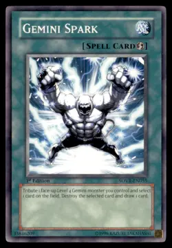 Yu Gi Oh! GEMINI SPARK SOVR EN055 SOVR 1st Edition Regular - Image 1