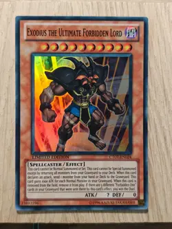 CT07-EN024 | Exodius the Ultimate Forbidden Lord | Super Rare (Limited) YuGiOh 3 - Image 1