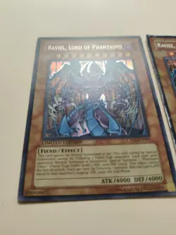 2x Raviel, Lord of Phantasms CT03-EN003 Secret Rare Limited Edition LP/HP - Image 2