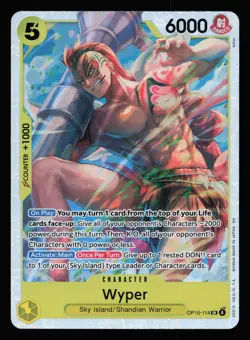 One Piece Wyper #OP15-114 Adventure on Kami's Island Foil - Image 1