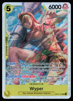 One Piece Wyper #OP15-114 Adventure on Kami's Island Foil - Image 1