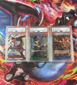 One Piece 3rd Anniversary WINNER 3 Brothers Luffy Sabo Ace Sequential PSA 10 - Image 1