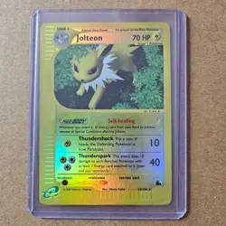 Pokemon TCG Cards Jolteon 13/144 Reverse Holo Skyridge Rare - Image 1