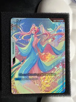 Gundam TCG Card Game OVERFLOWING AFFECTION GD01-118 U+ Holo Foil English 🔥MINT - Image 1
