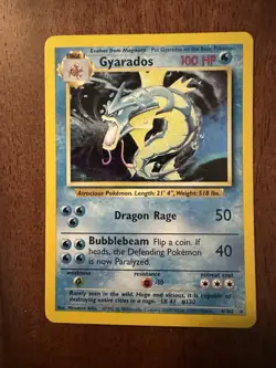Pokemon TCG Gyarados Card Lot 2 Cards Base Set & BREAKpoint Rare English - Image 1