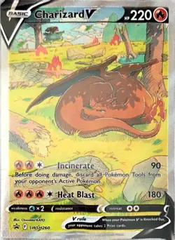 Charizard V SWSH260 SWSH: Sword & Shield Promo Cards Holo PSA 9 - Image 2