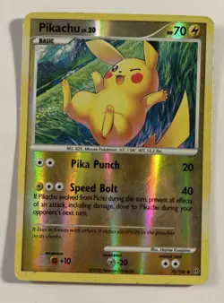 Pokemon 2008 Diamond & Pearl Stormfront Pikachu Reverse Holo Card #70/100 MP - Image 1
