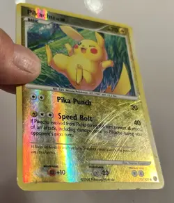 Pokemon 2008 Diamond & Pearl Stormfront Pikachu Reverse Holo Card #70/100 MP - Image 3