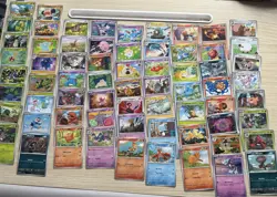 67 Cute Pokemon TCG Card Lot – Bulbasaur, Charmander, Snorlax, Vulpix & More - Image 1