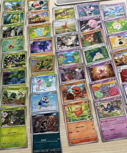 67 Cute Pokemon TCG Card Lot – Bulbasaur, Charmander, Snorlax, Vulpix & More - Image 2