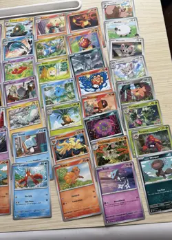 67 Cute Pokemon TCG Card Lot – Bulbasaur, Charmander, Snorlax, Vulpix & More - Image 4