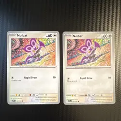 Pokemon TCG SV3A 4 Card Lot Tandemaus Noibat 2023 Regular English - Image 2