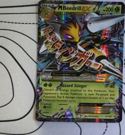 The Pokemon Company M Beedrill EX XY158 XY Promo Holo English 200 HP Card - Image 1