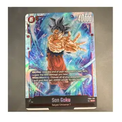 Bandai Dragon Ball Super Card Game Son Goku FB04-129 SCR Foil Holo English - Image 1