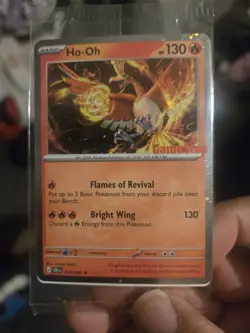 gamestop stamped ho oh promo card - Image 1