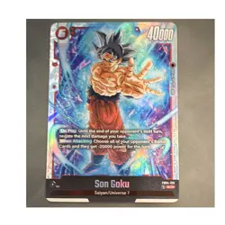 Bandai Dragon Ball Super Card Game Son Goku SCR FB04-129 Battle Foil English - Image 1