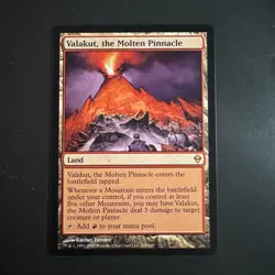 Magic the Gathering MTG Valakut, the Molten Pinnacle Zendikar Near Mint - Image 1