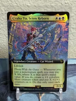 G'raha Tia, Scion Reborn (Extended Art) Commander: Final Fantasy Foil - Image 1