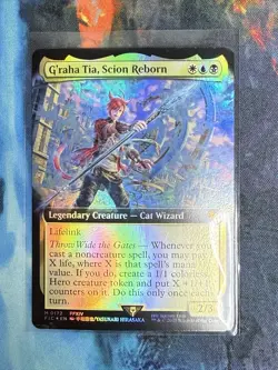 G'raha Tia, Scion Reborn (Extended Art) Commander: Final Fantasy Foil - Image 2