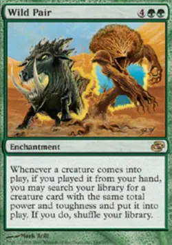 Moderate Play, English MTG Regular Wild Pair Planar Chaos Magic the Gathering - Image 1