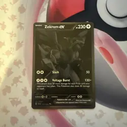 Pokemon TCG S&V Black Bolt Zekrom EX 172/086 BWR Raw Cards Near Mint - Image 1