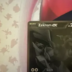 Pokemon TCG S&V Black Bolt Zekrom EX 172/086 BWR Raw Cards Near Mint - Image 2
