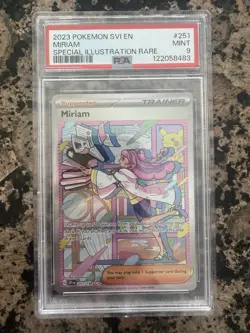 Pokemon TCG- Miriam SIR 251/198 - : Scarlet & Violet Base Set - PSA 9 - Image 1