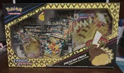 Pokemon TCG Sword & Shield Game Crown Zenith Pikachu VMAX Special Collection Box 820650851889 - Image 1
