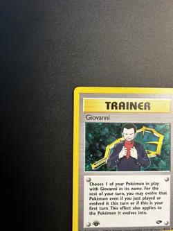 GIOVANNI Pokemon Card - 1st Edition - Gym Challenge - 18/132 - HOLO - LP / NM - Image 3