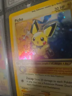 Pokemon Neo Genesis Pichu Holo 1st Edition 12/111 - Image 3
