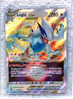 Pokemon Lugia VSTAR 139/195 Card Swsh12 Sword & Shield Silver Tempest Holo - Image 1