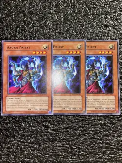 Yugioh! 3x Asura Priest RP02-EN061 Common 2025 Reprint Near Mint - Image 1