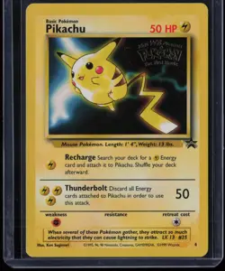 Pikachu 4 Pokemon Wizards Black Star Promos Promo Near Mint - Image 1