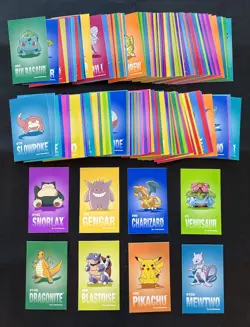 2000 Pokemon Sandylion Complete Sticker Set - (150 Total) NM - Charizard (#3) - Image 1