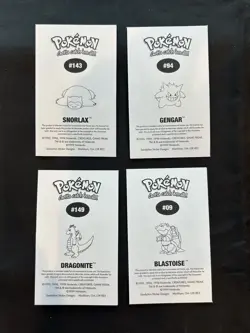 2000 Pokemon Sandylion Complete Sticker Set - (150 Total) NM - Charizard (#3) - Image 3