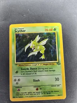 1999 Scyther Holo 10/64 Jungle Pokemon Rare - Image 1