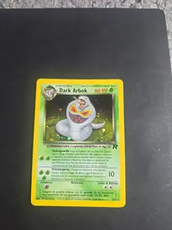 Pokemon Dark Arbok Holo Team Rocket 2/82 Unlimited Holo Rare Pokemon - Image 1