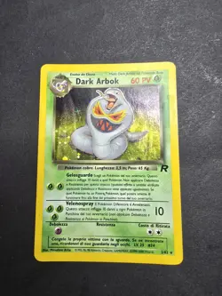 Pokemon Dark Arbok Holo Team Rocket 2/82 Unlimited Holo Rare Pokemon - Image 2