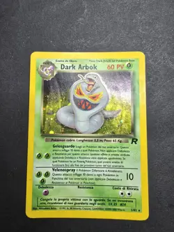 Pokemon Dark Arbok Holo Team Rocket 2/82 Unlimited Holo Rare Pokemon - Image 3