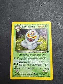 Pokemon Dark Arbok Holo Team Rocket 2/82 Unlimited Holo Rare Pokemon - Image 4