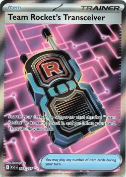 POKEMON Team Rocket's Transceiver #263/217 Holo ME: Ascended Heroes NM - Image 1
