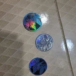Pokemon Charizard Holofoil Metal Flip Coin Silver Official TCG Collectible - Image 1