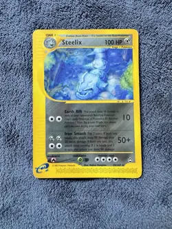 Pokemon TCG Steelix 35/147 Aquapolis Non-Holo Rare 2003 - Image 1