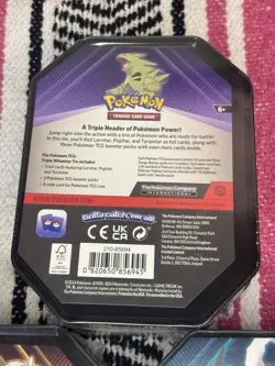 Pokemon TCG Triple Whammy Tin Set Tyranitar Slaking Darkrai 2024 3 Tins Sealed - Image 5