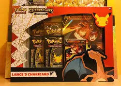 🔥Pokemon Celebrations Collection LANCE'S CHARIZARD V Box New/Unopened!🔥 - Image 1